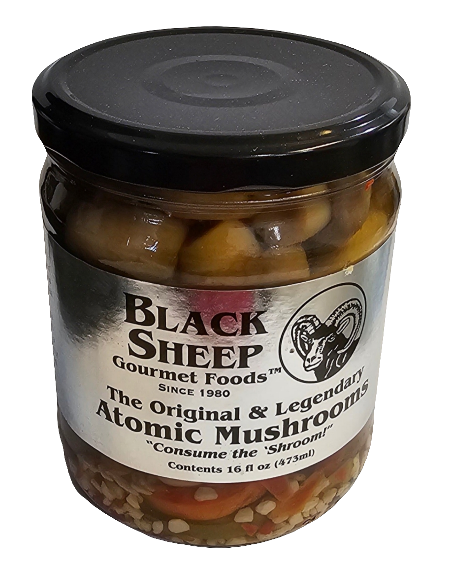 Atomic Pickled Mushrooms - 24 LANE DISTRIBUTION