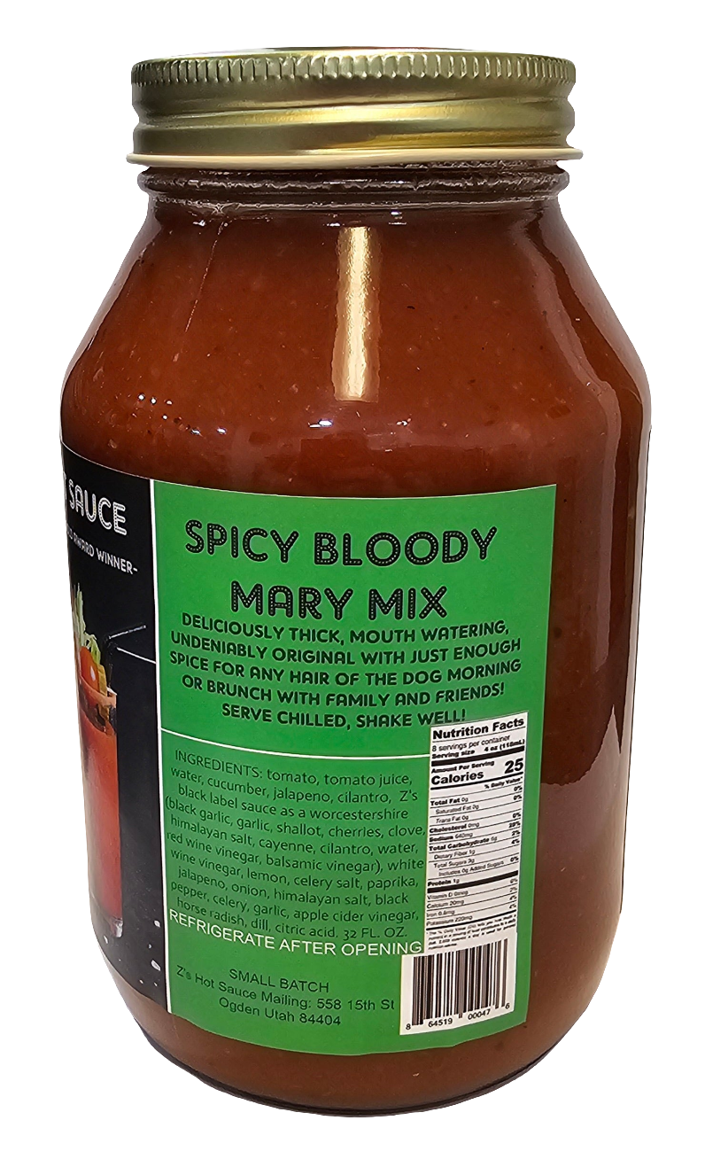Spicy Bloody Mary Mix / Retail Ready - 24 LANE DISTRIBUTION