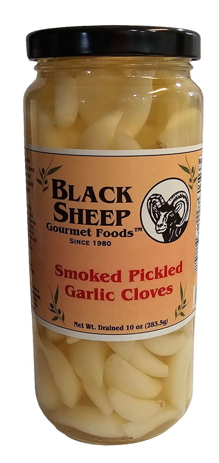 Smoked Pickled Garlic Cloves - 24 LANE DISTRIBUTION