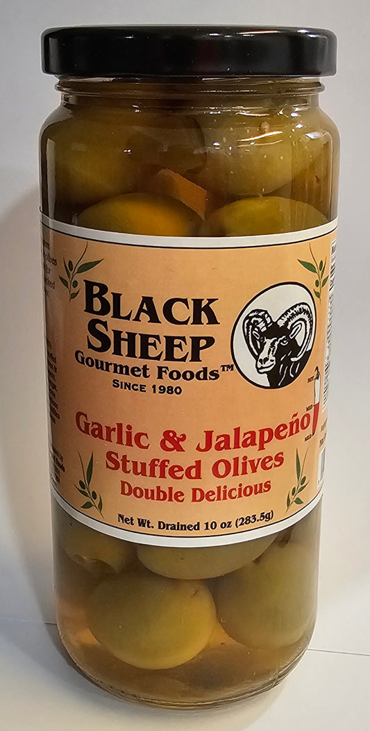 Garlic & Jalapeno Stuffed Olives