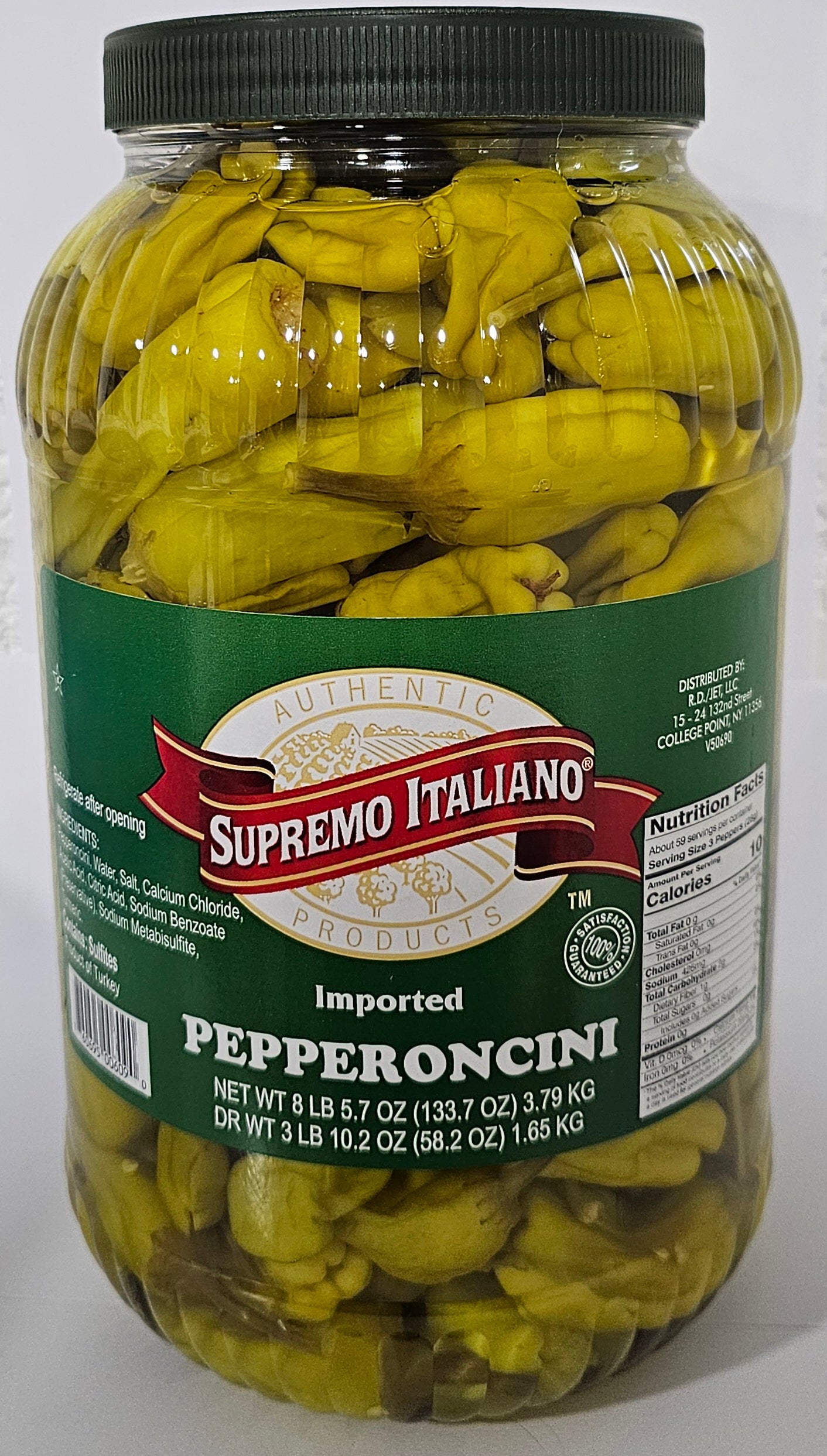 Pepperoncini 8 LBS Jar